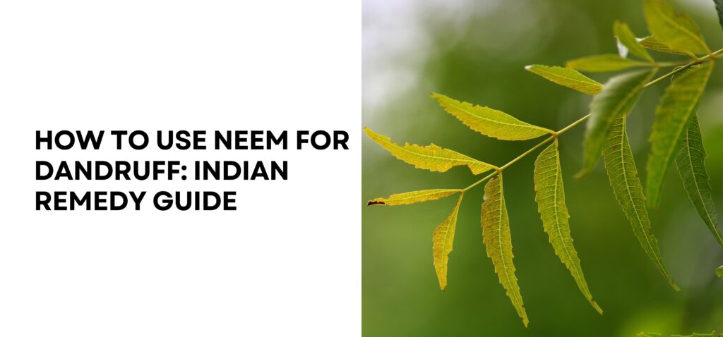 How to Use Neem for Dandruff Indian Remedy Guide