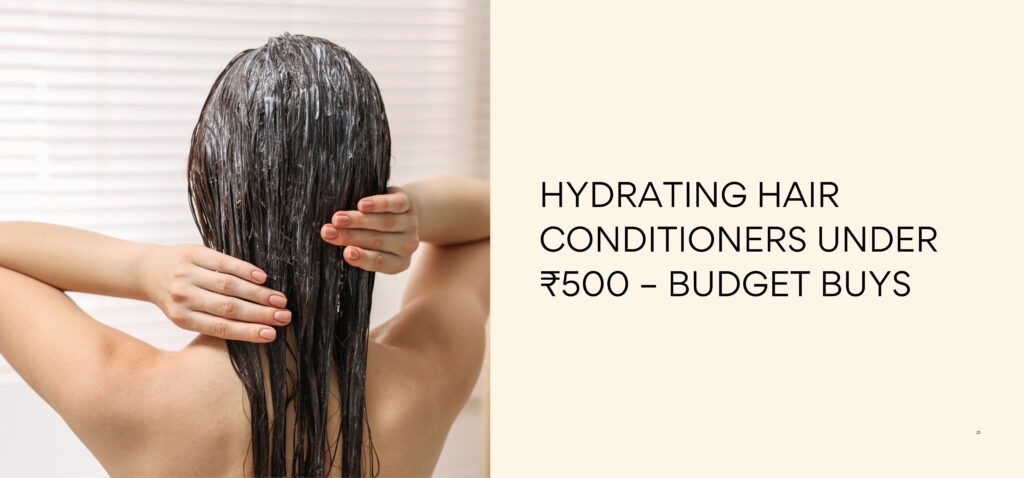 hydrating hair conditioners under ₹500 – budget buys